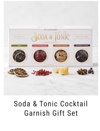 Soda & Tonic Cocktail Garnish Gift Set