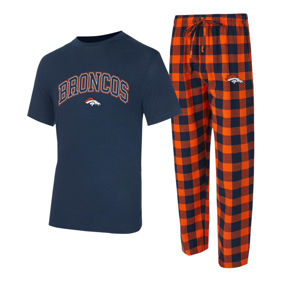 Officially Licensed NFL Men's Avondale 2pc Sleep Set by Concepts Sport - Broncos