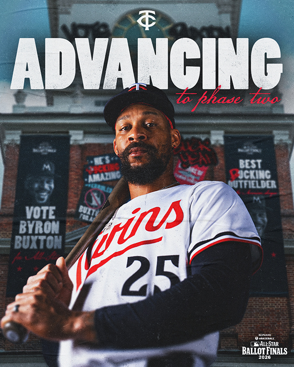 Advancing to Phase Two: Byron Buxton! 