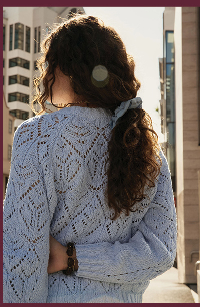 Sadie Organic Cotton Scrunchie