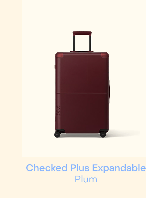 Checked Plus Expandable Plum