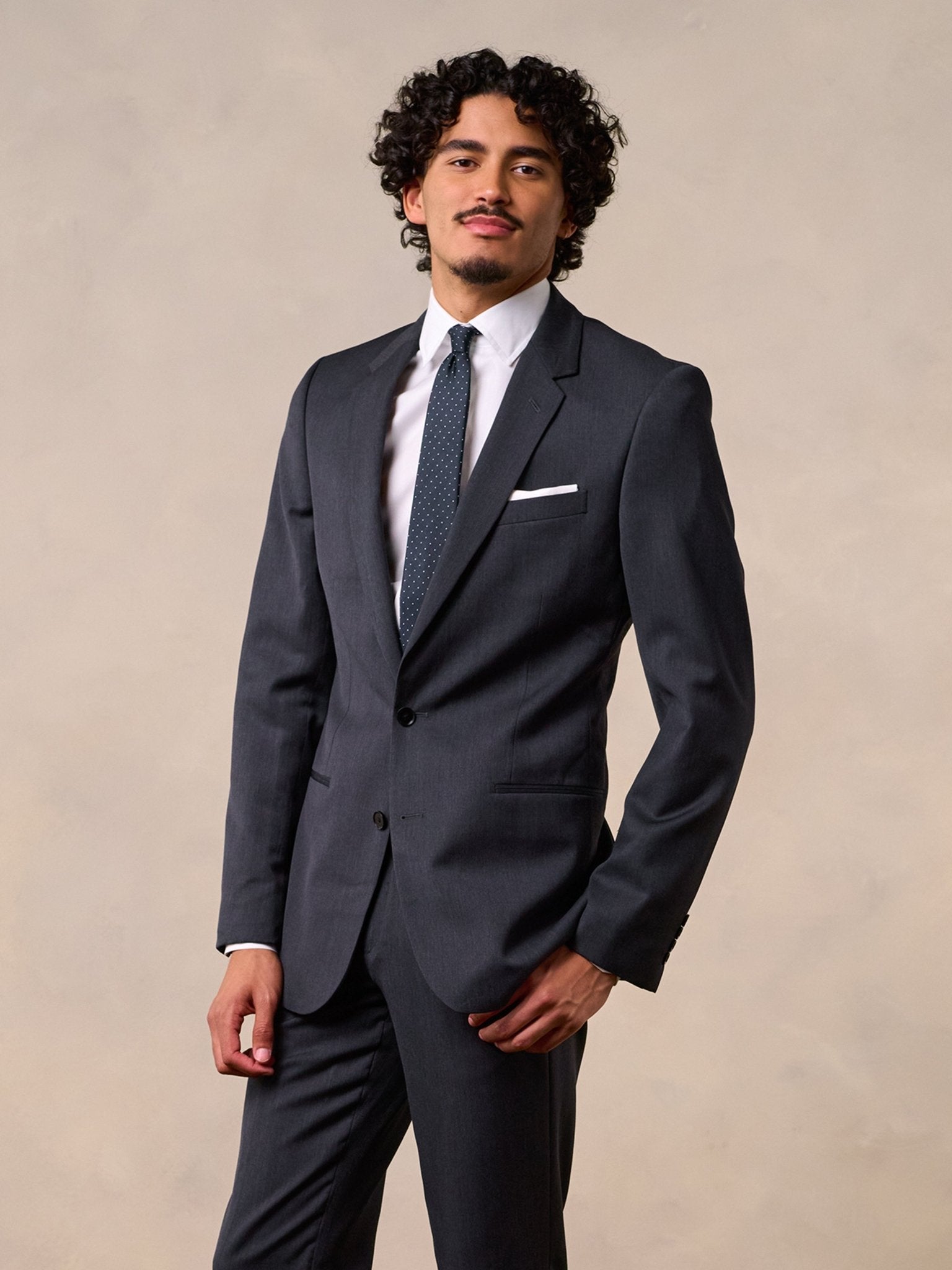 Image of Charcoal Suit Jacket