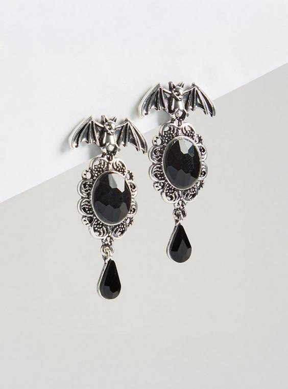 Bat Stone Statement Earring