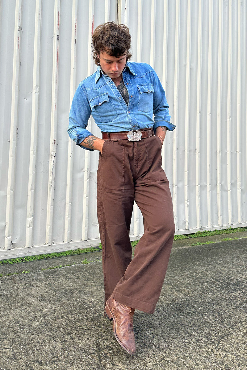 Image of Construction Pants - Umber