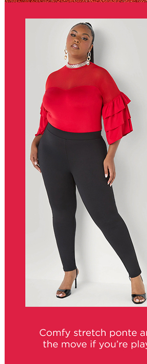 Crystal Collar Mesh Paneled Top