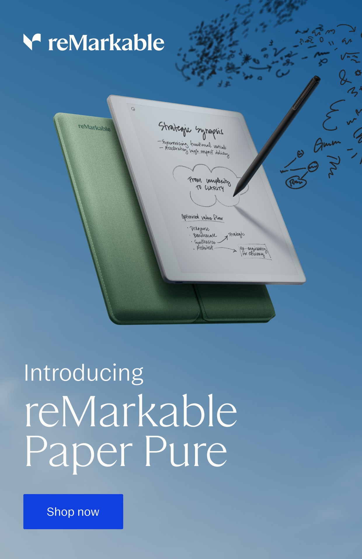 Introducing reMarkable Paper Pure. Learn more