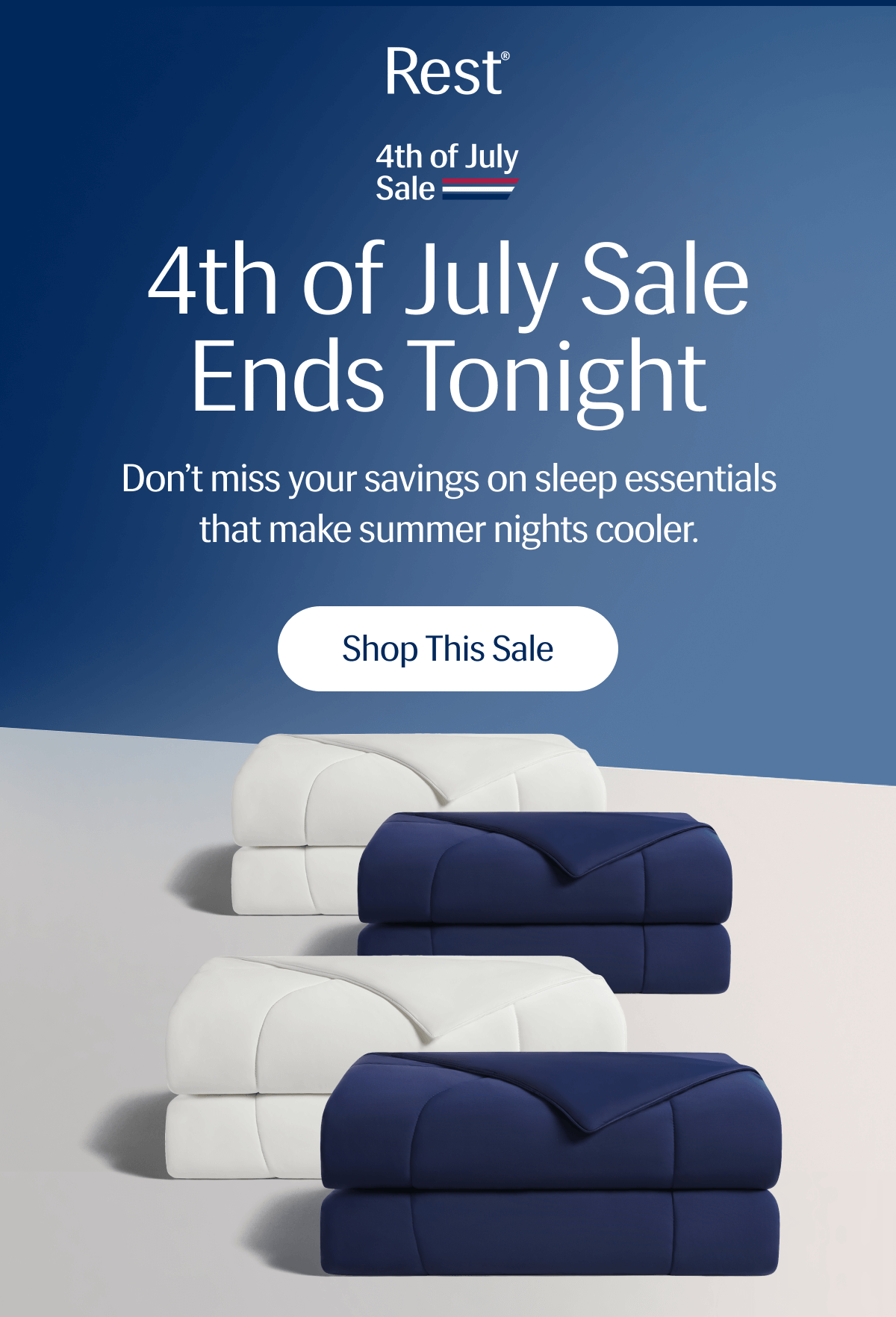 4th of July Sale Ends Tonight | Don’t miss your savings on sleep essentials that make summer nights cooler. | Shop This Sale