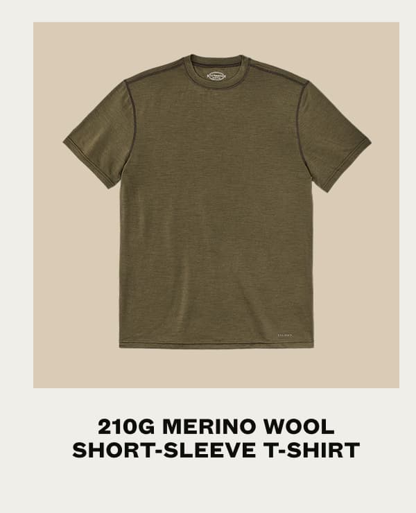 210G Merino Wool Short Sleeve T-Shirt