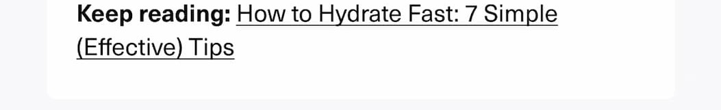how to hydrate fast
