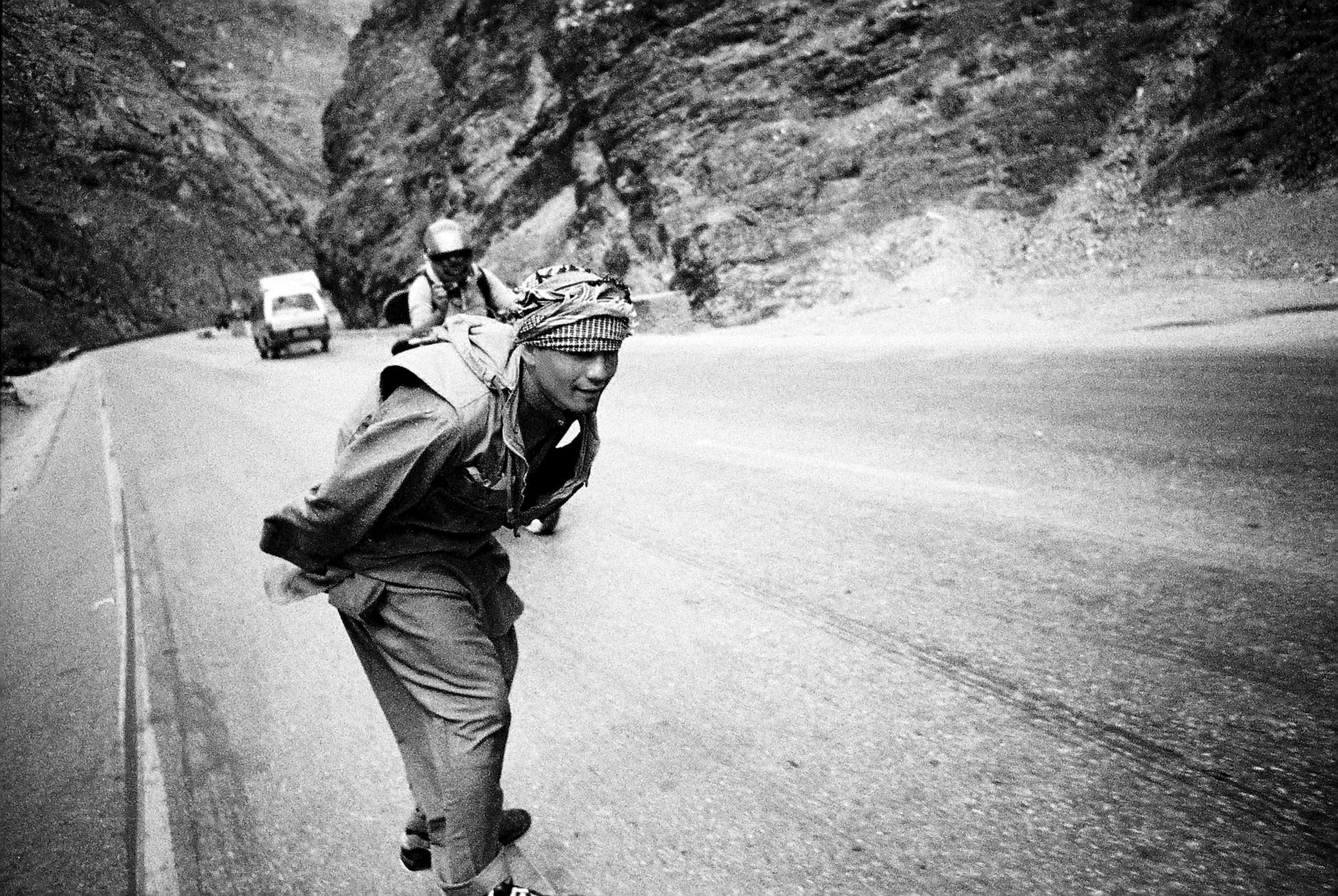 Man on skateboard