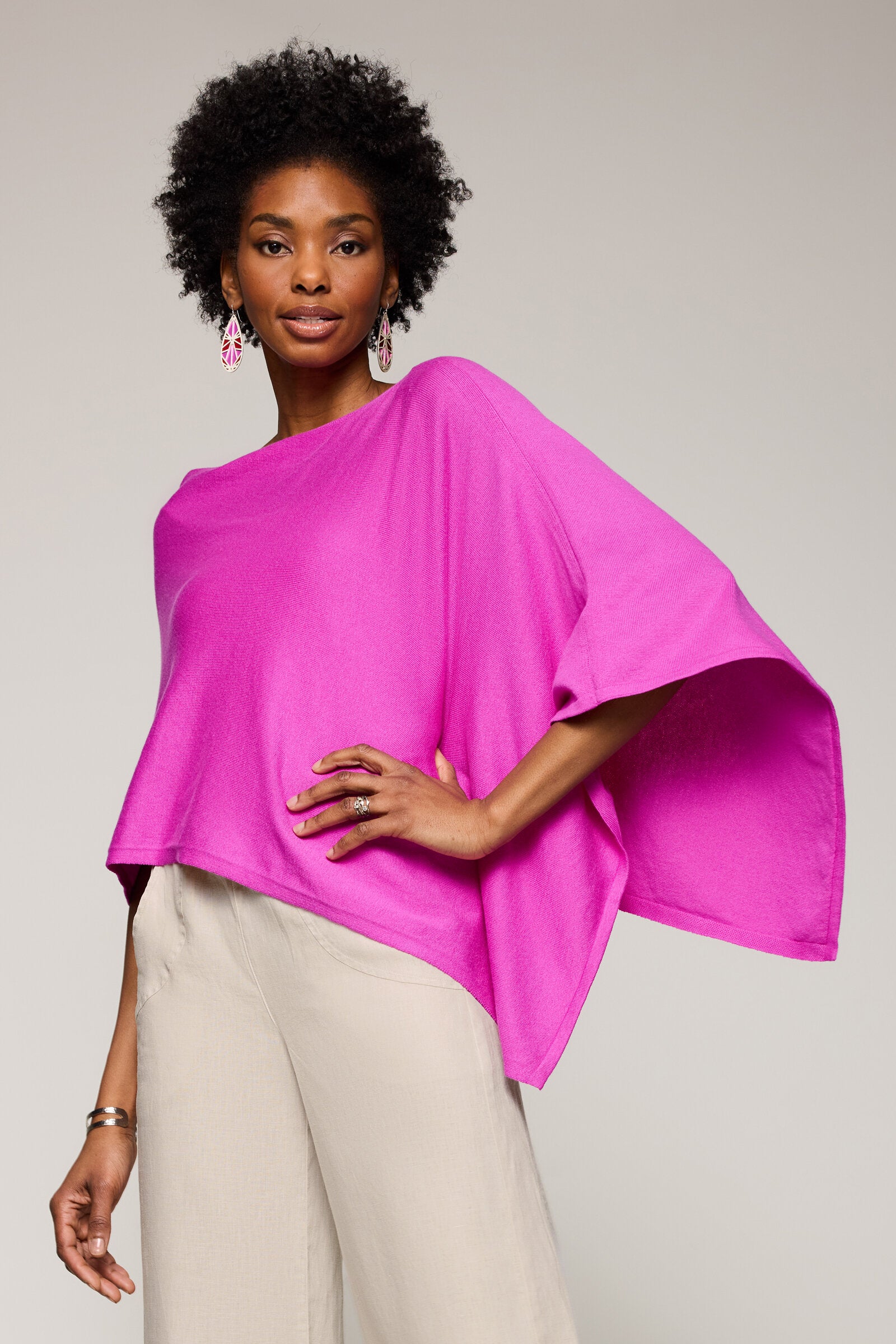 Image of Trade Wind Topper - Fuchsia