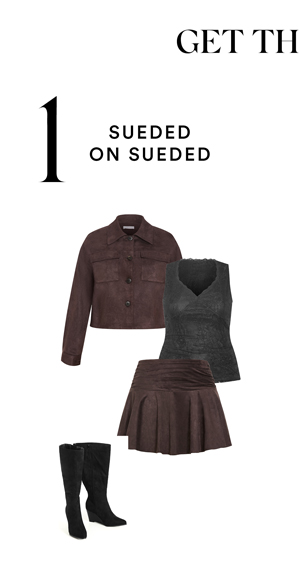 Shop the Elle Sueded Mini Skort