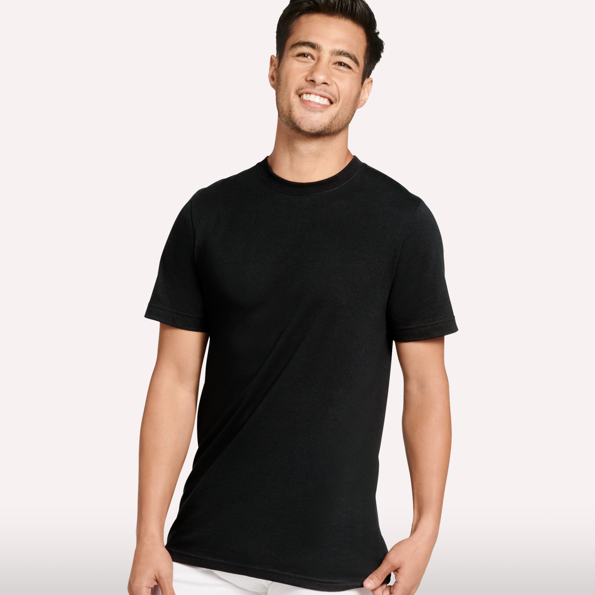 Made in America 100% Cotton Crew Neck Undershirt - 2 Pack