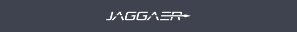 Logo of JAGGAER on a dark gray background.