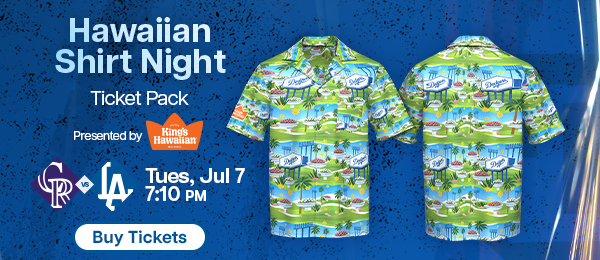 Hawaiian Shirt Night - July 7