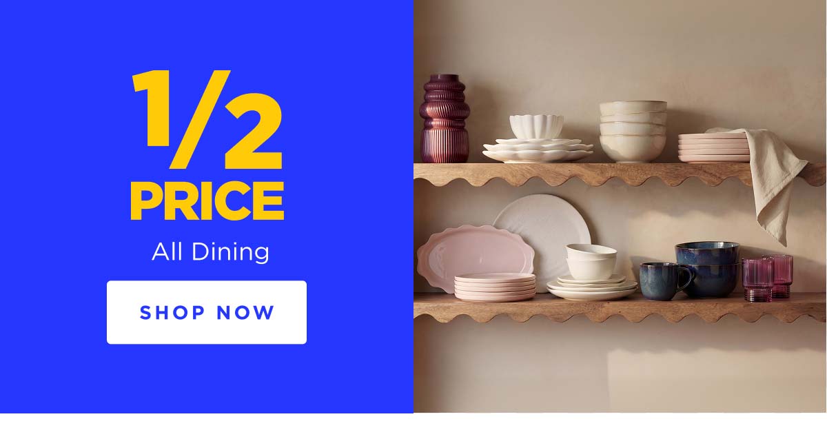 1/2 Price All Dining