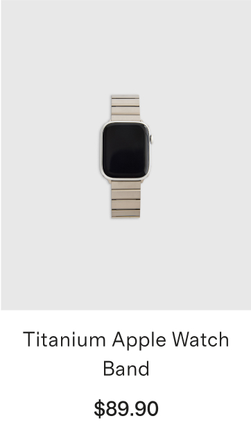 Titanium Apple Watch Band