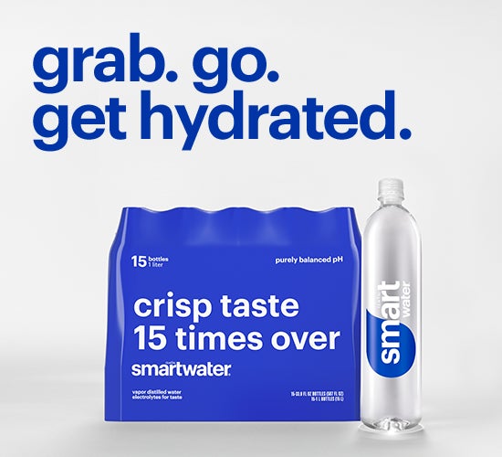 Glaceau Smartwater, 23.7 oz, 15-Count