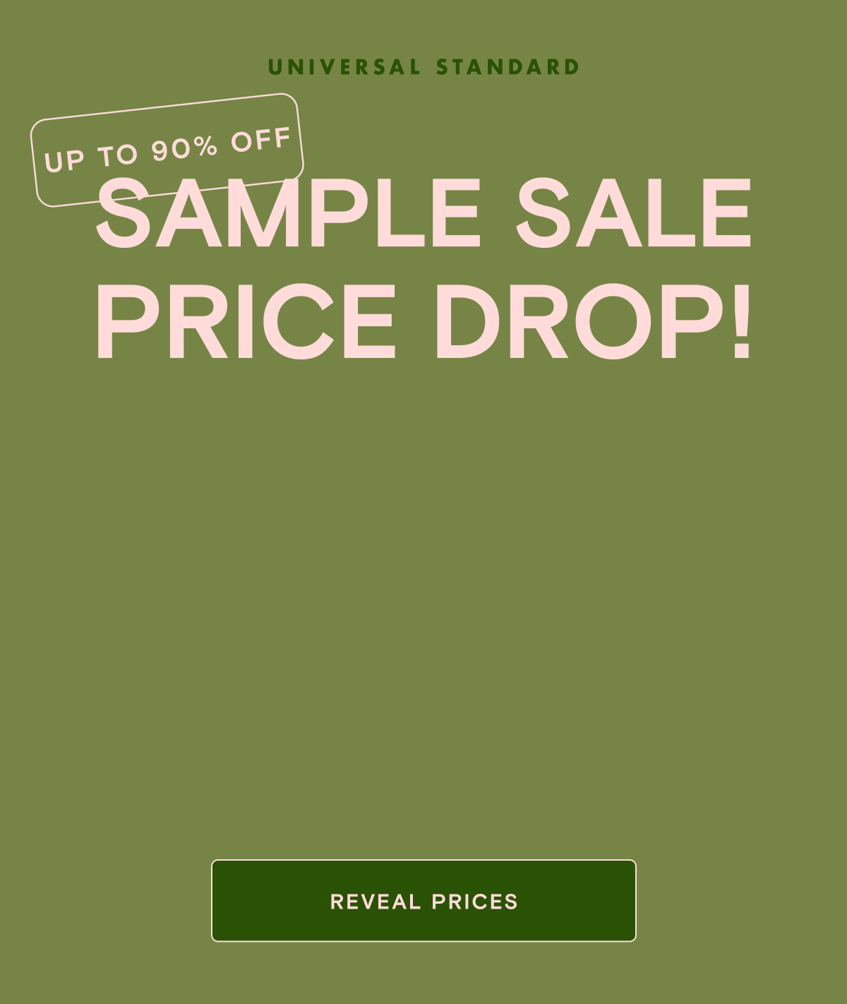 Final Sample Sale Markdowns