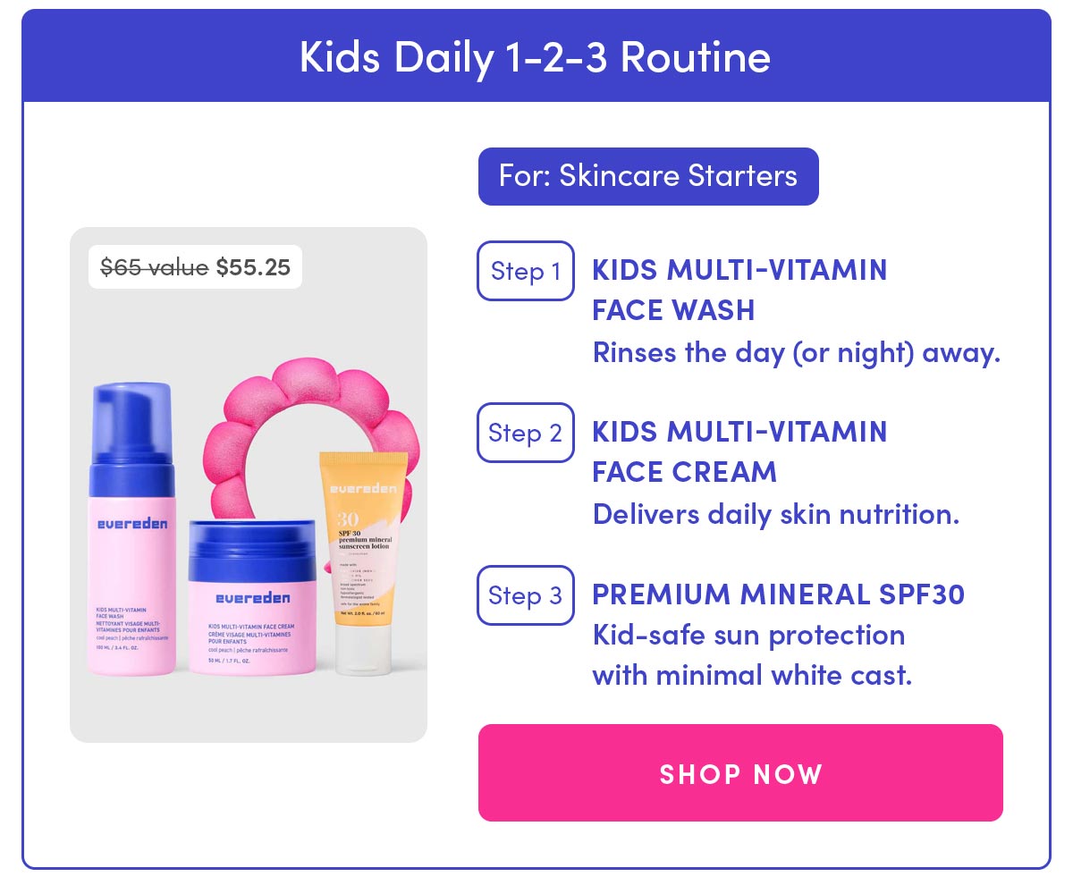 Kids Daily 1-2-3 Routine