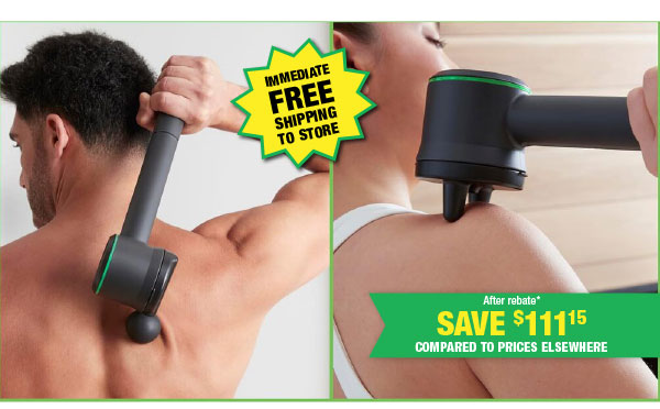 Conair® Oscillating Percussion Massager - ONLY $16.99 After Rebate*!