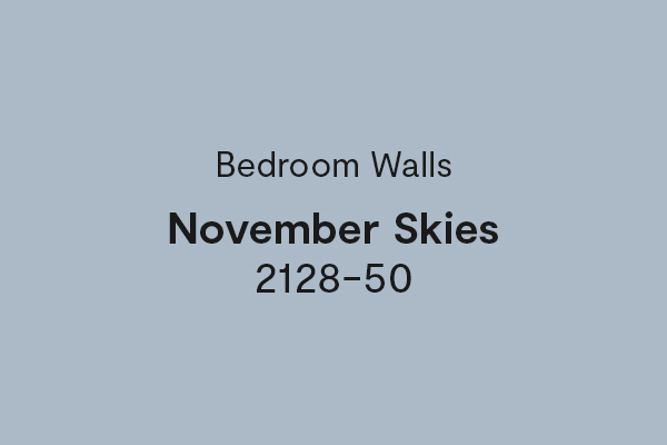 Bedroom Walls - November Skies 2128-50