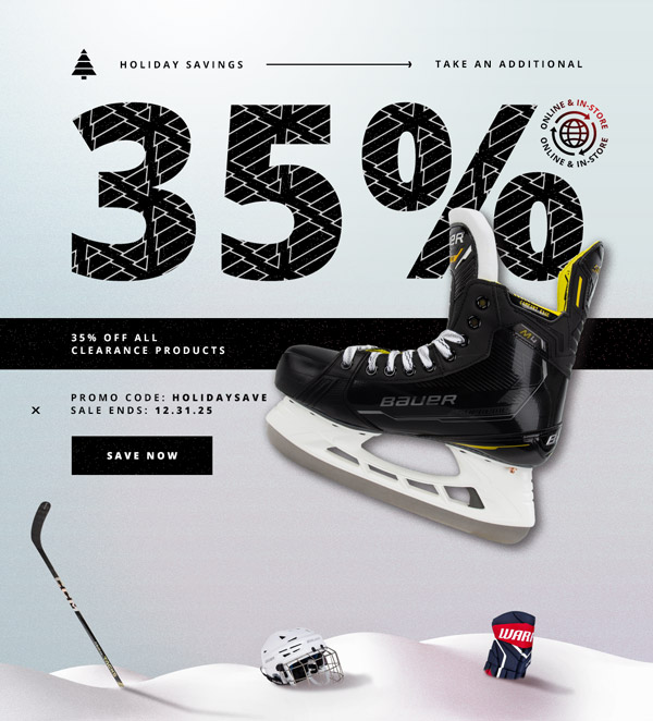 Holiday Savings: Take an additional 35% off all clearance products with promo code HOLIDAYSAVE. Sale ends 12/31/25.