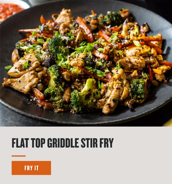 Flat Top Griddle Stir Fry