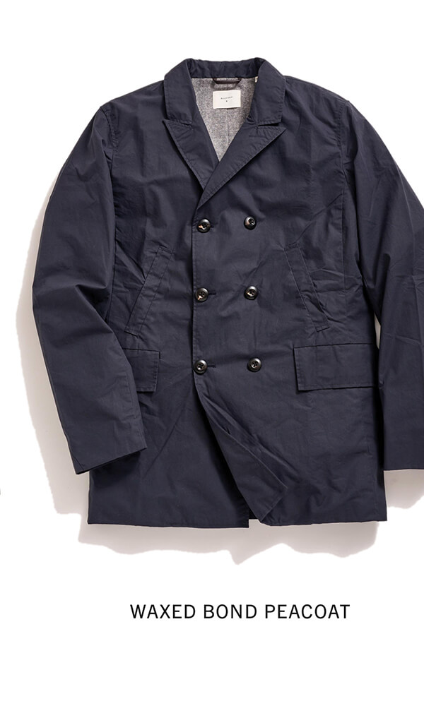 Waxed Bond Peacoat