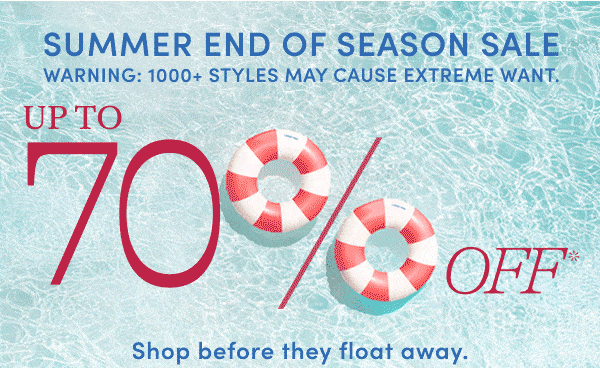 up to 70% off