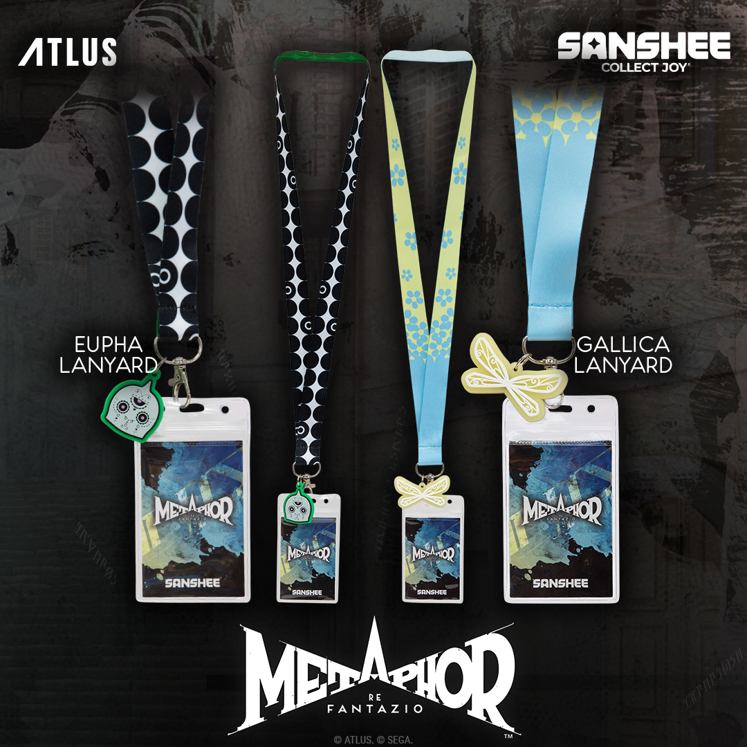 Eupha lanyard and Gallica lanyard are next to each other, with a close up of each one next to each other.