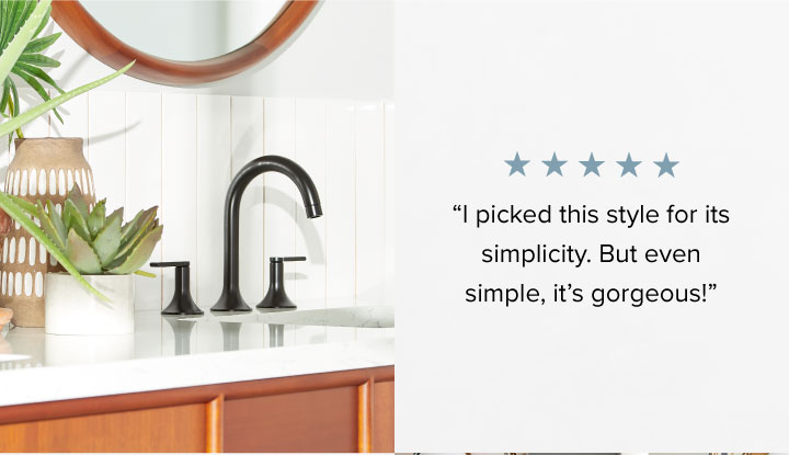 “I picked this style for its simplicity. But even simple, it’s gorgeous!” 
