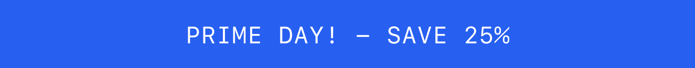 Prime day! - save 25%