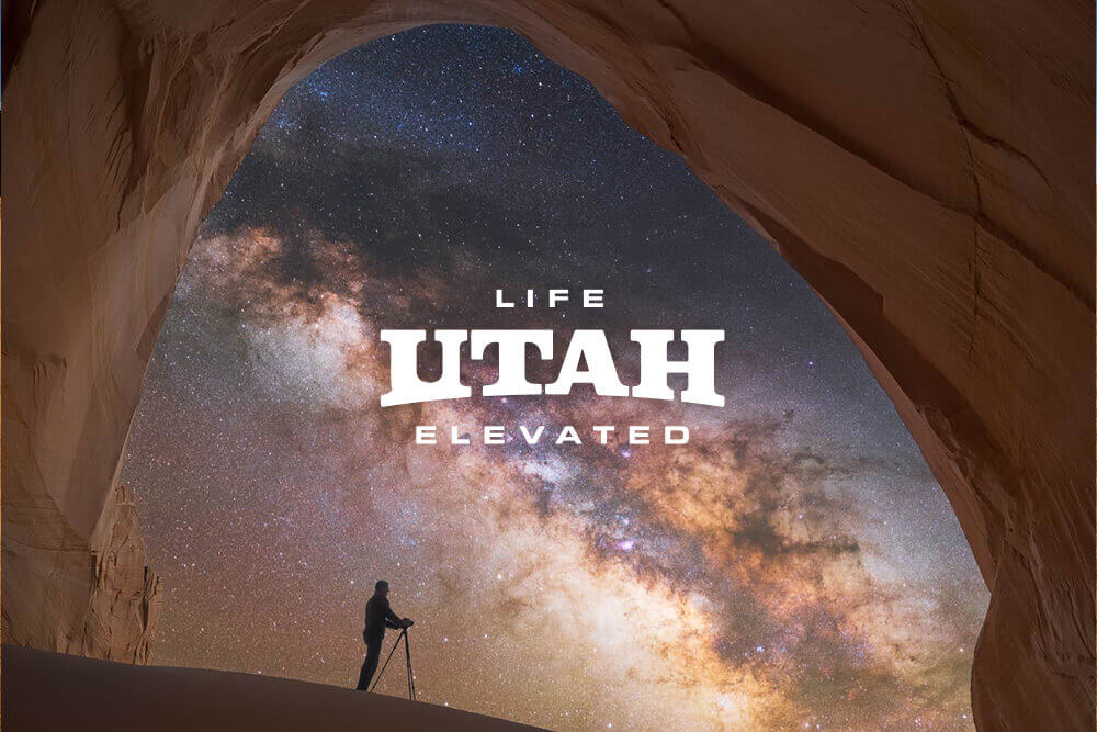 starry night in utah