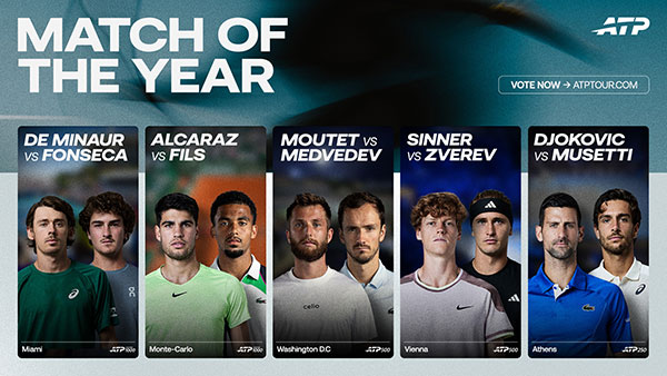 ATP Match of the Year | Vote Now
