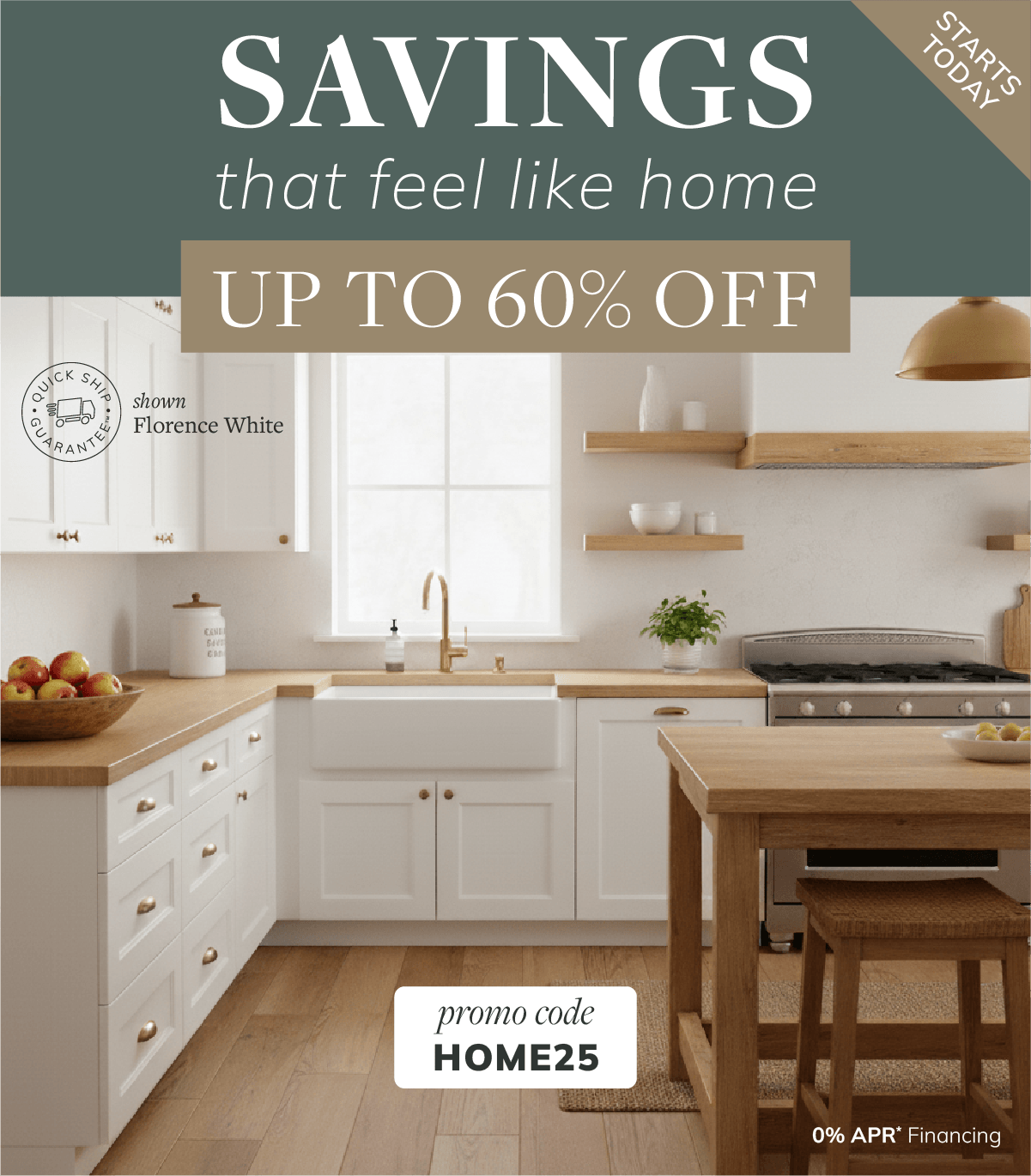 Savings that Feel Like Home: Save Up to 60% off. Code: HOME25