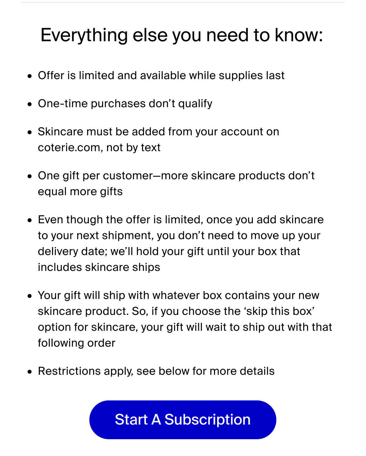 Start A Subscription