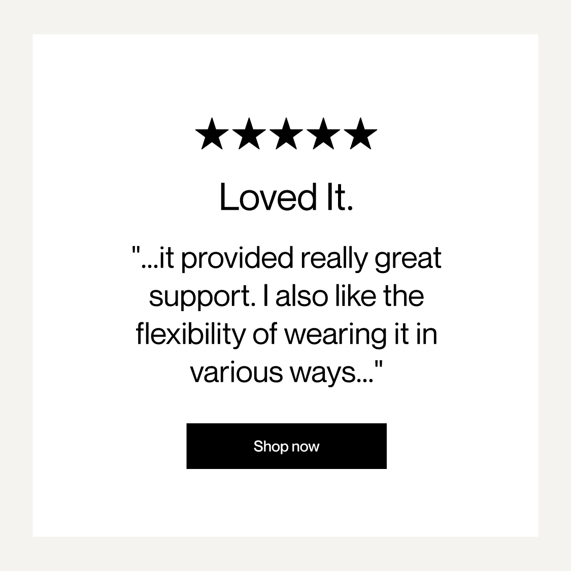 Loved It. | Shop now