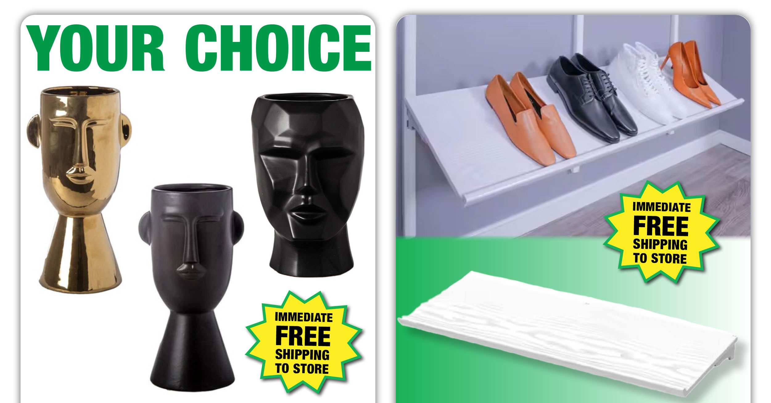 Ceramic Head Vase - ONLY $3.99 After Rebate*!