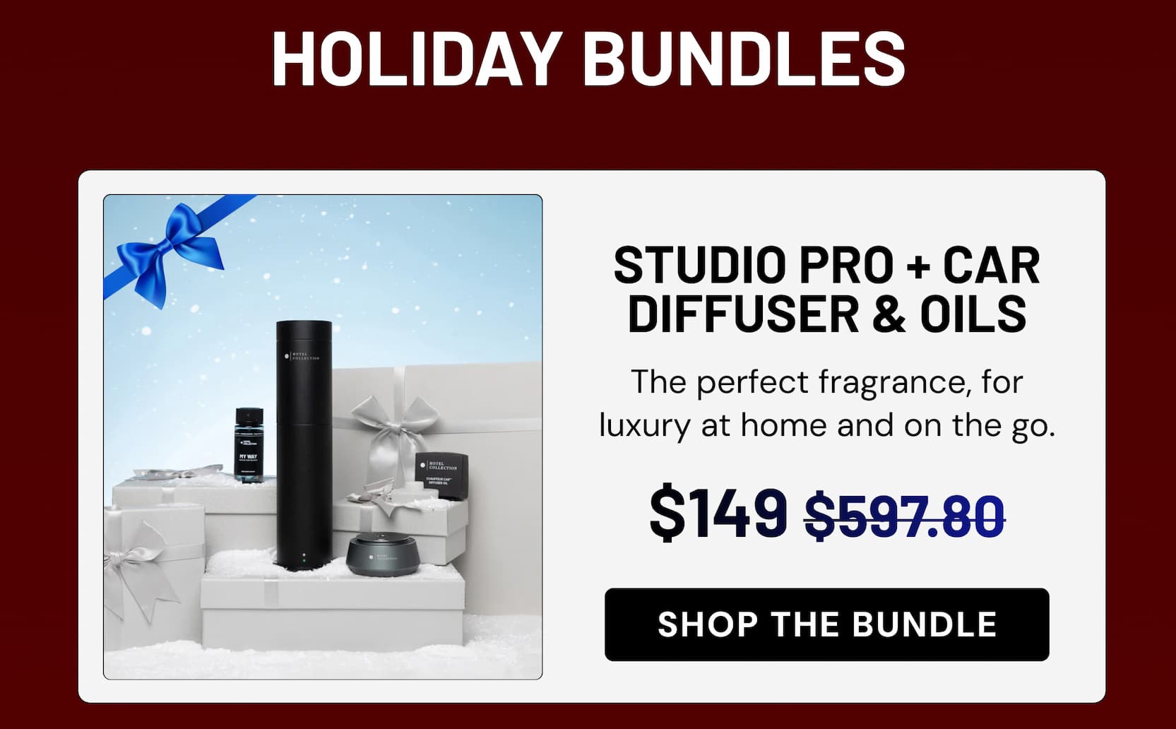 STUDIO PRO + CAR DIFFUSER & OILS