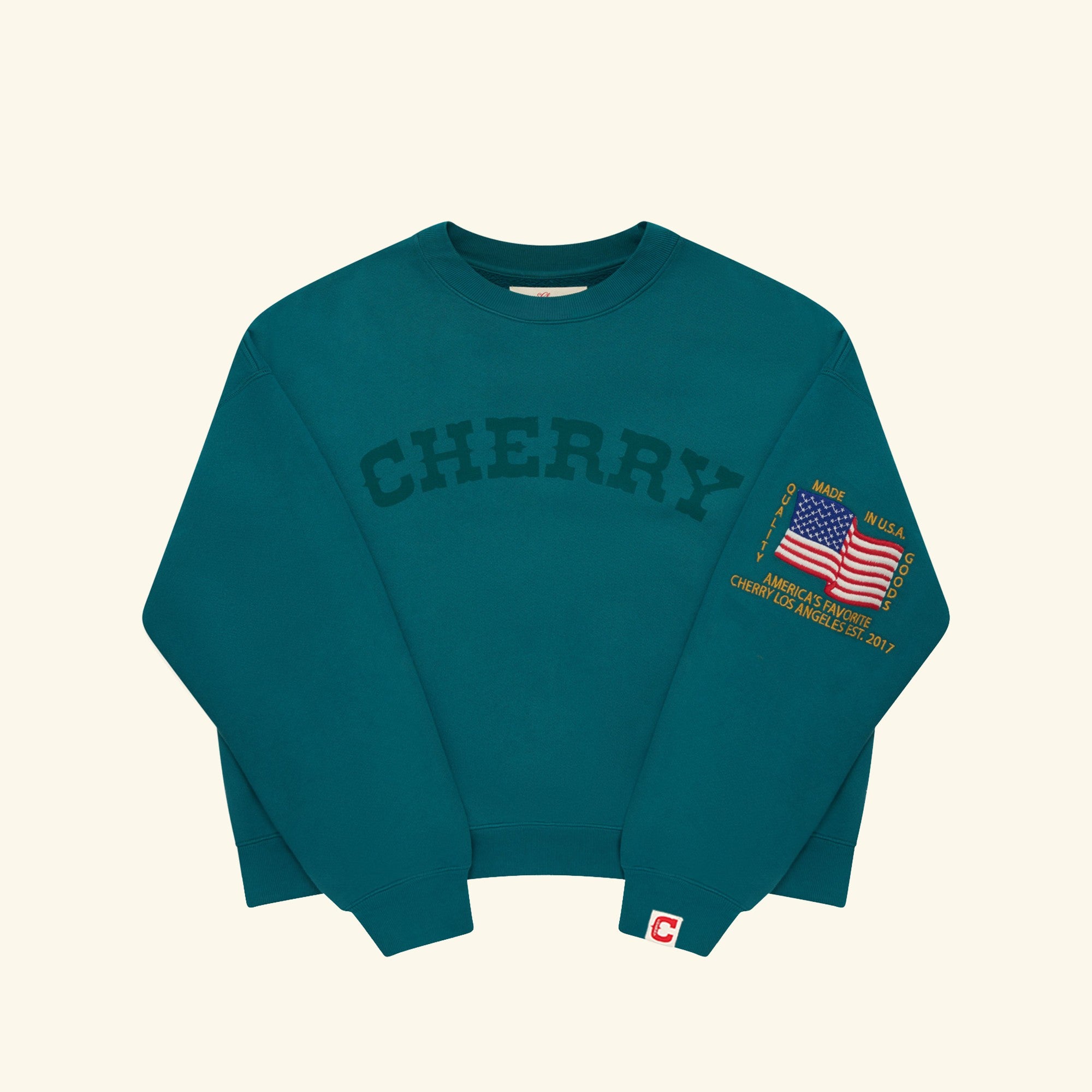 Image of America's Favorite Crewneck (Emerald)