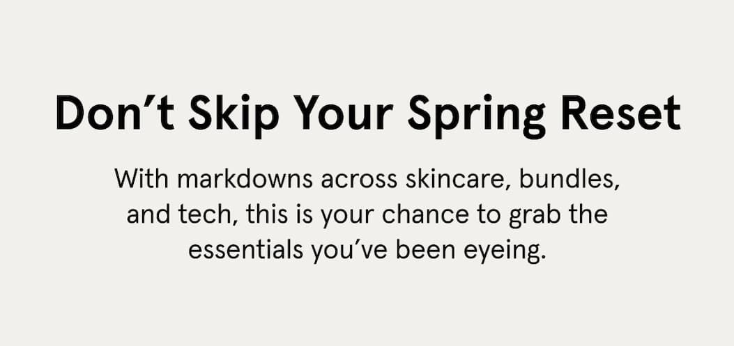 Savings on Skincare