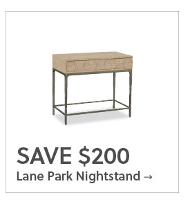 Save $200 on Lane Park Nightstand - Shop Now