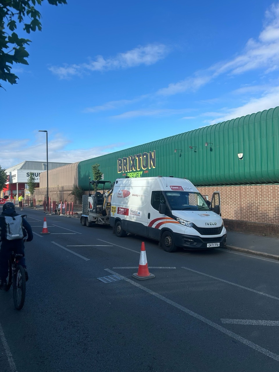 Outside the brixton brewery, future home of MOMO