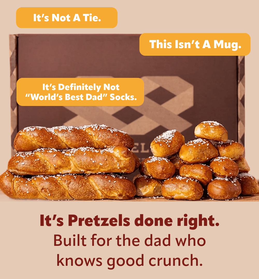 It’s Pretzels done right. 