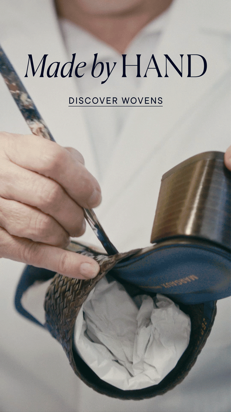 Made by hand. Discover wovens. 