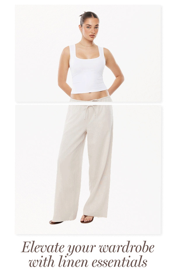 Elevate your wardrobe with linen essentials.
