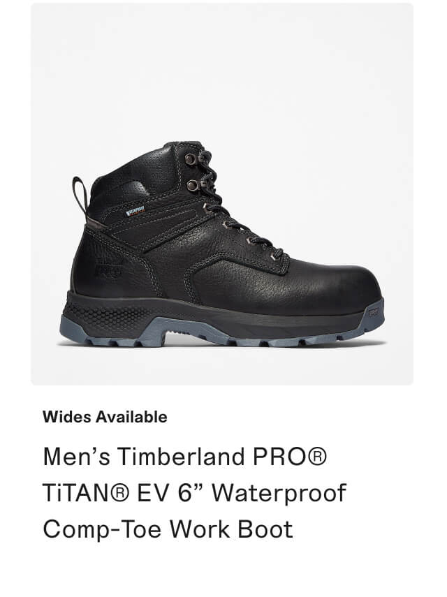 Men's Timberland PRO TiTAN EV 6 inch Waterproof Comp-Toe Work Boot