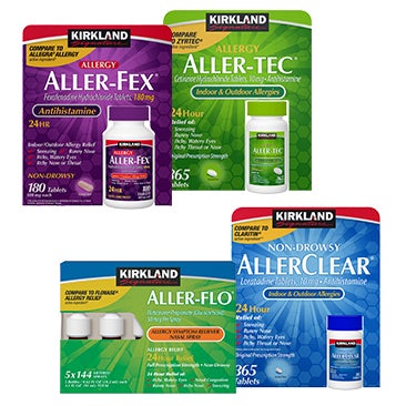 Kirkland Signature Aller-Fex, Aller-Tec, Aller-Flo or AllerClear