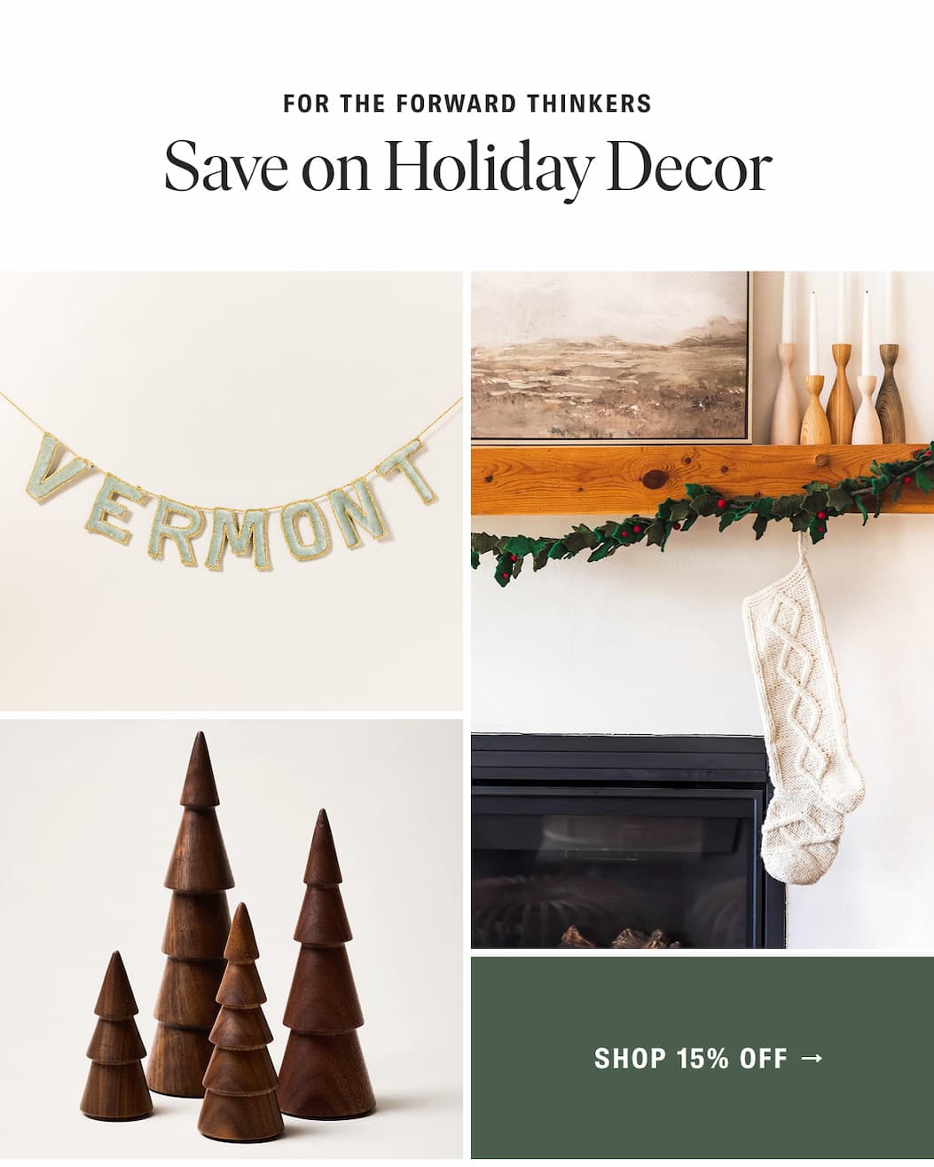 Save on Holiday Decor: Shop 15% Off